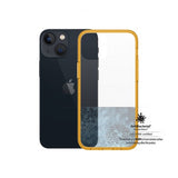 PanzerGlass iPhone 13 Mini -suojakuori ClearCase Color Tangerine