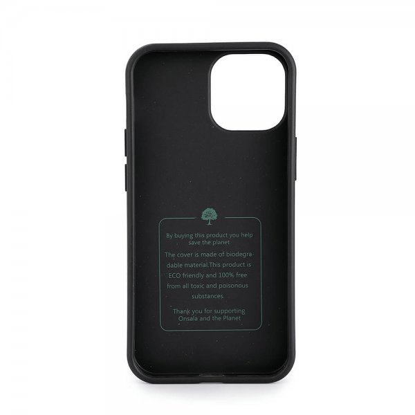 Onsala iPhone 13 Mini Suojakuori ECO Case Musta