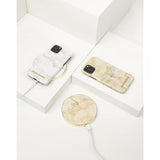Ideal of Sweden iPhone 13 Mini Suojakuori Fashion Case Golden Pearl Marble