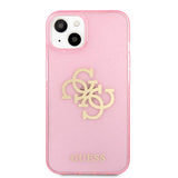 Guess iPhone 13 Mini Suojakuori Täysglitter Ruusukulta