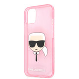 Karl Lagerfeld iPhone 13 Mini Suojakuori Full Glitter Pink