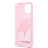 Karl Lagerfeld iPhone 13 Mini Suojakuori Full Glitter Pink