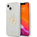 Guess iPhone 13 Mini Kuori Täysi Glitter Läpinäkyvä