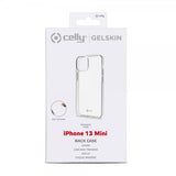 Celly iPhone 13 Mini Suojakuori GELSKIN Läpinäkyvä
