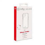 Celly iPhone 13 Mini Suojakuori GELSKIN Läpinäkyvä