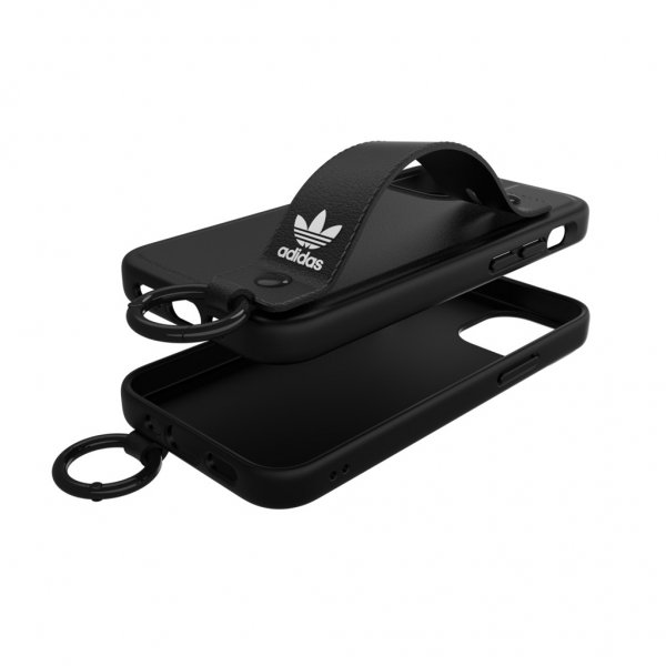 Adidas iPhone 13 Mini Suojakuori Hand Strap Case Musta