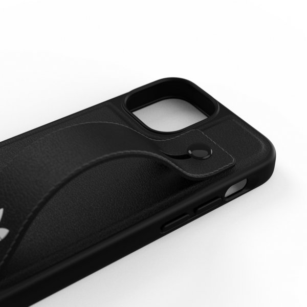 Adidas iPhone 13 Mini Suojakuori Hand Strap Case Musta