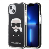 Karl Lagerfeld iPhone 13 Mini Kotelo Iconic Full Body Musta