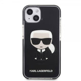 Karl Lagerfeld iPhone 13 Mini Kotelo Iconic Full Body Musta