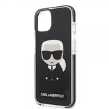 Karl Lagerfeld iPhone 13 Mini Kotelo Iconic Full Body Musta