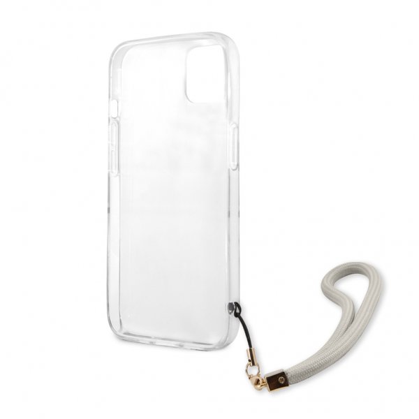Guess iPhone 13 Mini Suojakuori Marble Design Stripe Harmaa