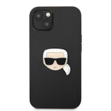 Karl Lagerfeld iPhone 13 Mini -kuori Metal Logo Musta