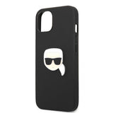 Karl Lagerfeld iPhone 13 Mini -kuori Metal Logo Musta