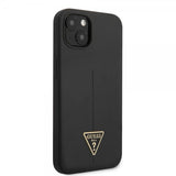 Guess iPhone 13 Mini Suojakuori Metal Triangle Musta
