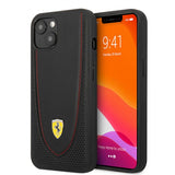 Ferrari iPhone 13 Mini -kuori rei'itetty musta