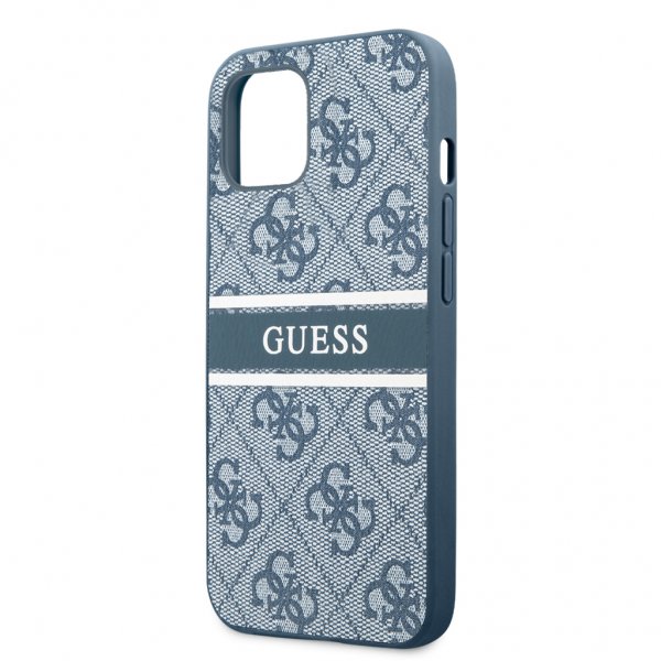 Guess iPhone 13 Mini Kuori Printed Stripe Sininen