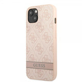 Guess iPhone 13 Mini Skal Printed Stripe Bottom Ruusu