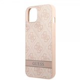 Guess iPhone 13 Mini Skal Printed Stripe Bottom Ruusu