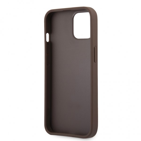 Guess iPhone 13 Mini Kuori Printed Stripe Ruskea