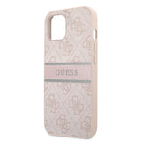 Guess iPhone 13 Mini Suojakuori Printed Stripe Pinkki