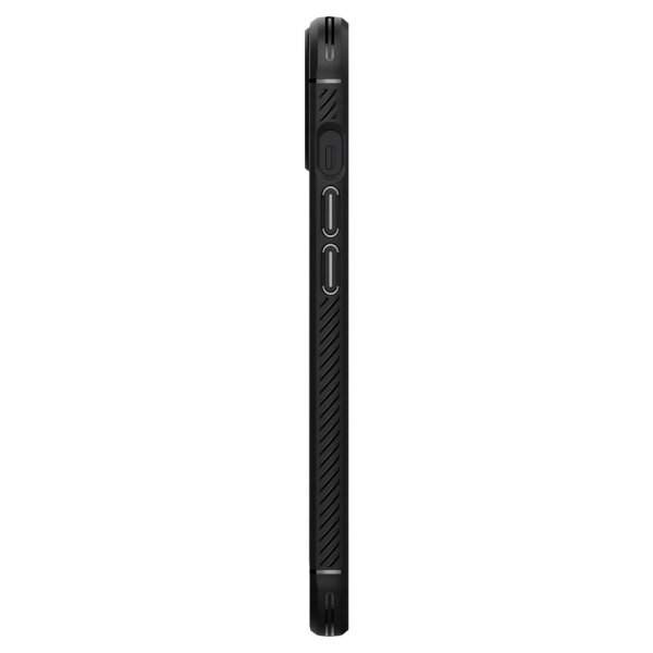 Spigen iPhone 13 Mini -suojakuori Rugged Armor Matte Black