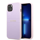 Guess iPhone 13 Mini Saffiano Metal Logo Violetti Kuori