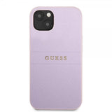 Guess iPhone 13 Mini Saffiano Metal Logo Violetti Kuori