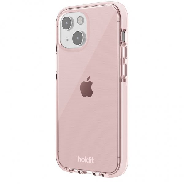 holdit iPhone 13 Mini Suojakuori Seethru Blush Pink