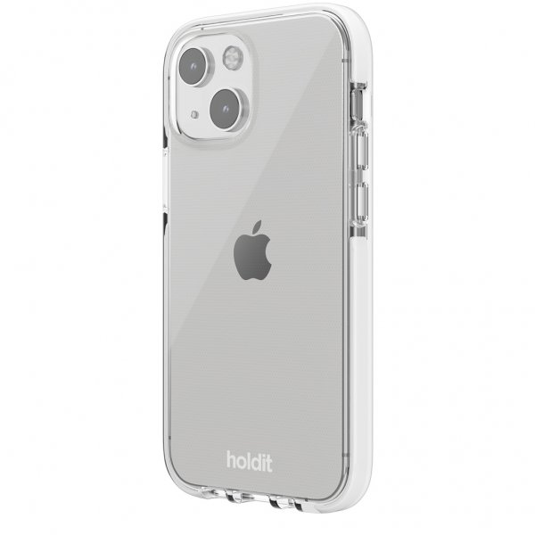 holdit iPhone 13 Mini Suojakuori Seethru Valkoinen