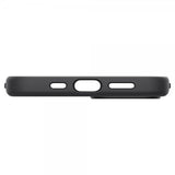 Spigen iPhone 13 Mini -silikonikuori, musta