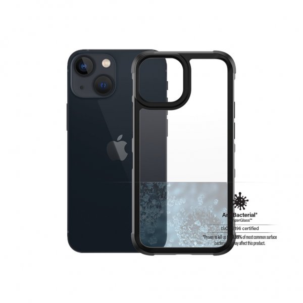 PanzerGlass iPhone 13 Mini -suojakuori SilverBullet Case, musta