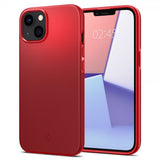 Spigen iPhone 13 Mini Suojakuori Thin Fit Punainen
