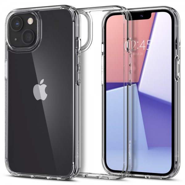 Spigen iPhone 13 Mini Ultra Hybrid Crystal Clear -suojakuori