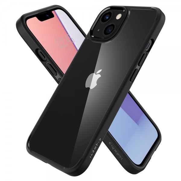 Spigen iPhone 13 Mini -suojakuori, Ultra Hybrid, mattamusta