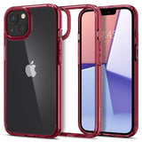 Spigen iPhone 13 Mini -kuori Ultra Hybrid Red Crystal