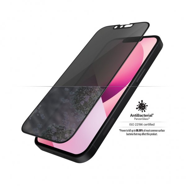 PanzerGlass iPhone 13 Mini -näytönsuoja Edge-to-Edge Case Friendly Privacy