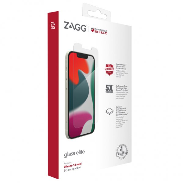 ZAGG InvisibleShield iPhone 13 Mini Glass Elite -näytönsuoja