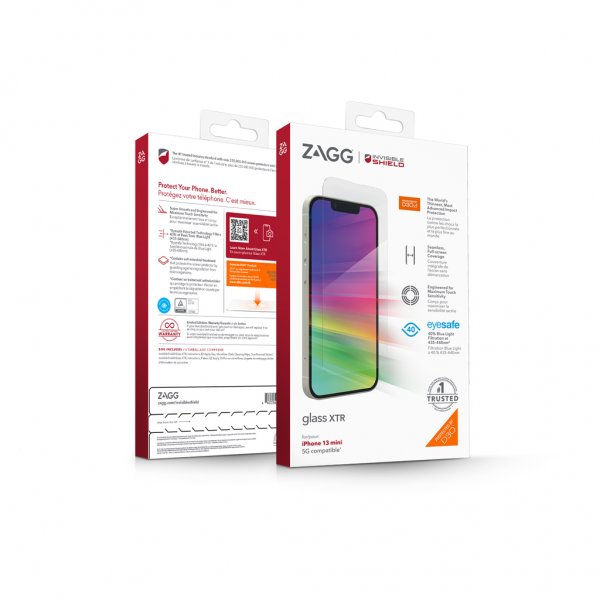 ZAGG InvisibleShield iPhone 13 Mini -näytönsuoja Glass XTR