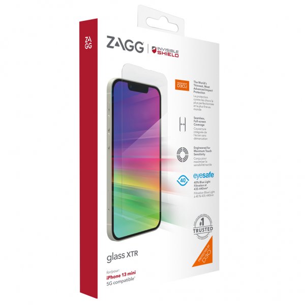 ZAGG InvisibleShield iPhone 13 Mini -näytönsuoja Glass XTR