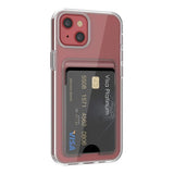 Rvelon iPhone 13 Kuori Korttipidike Läpinäkyvä