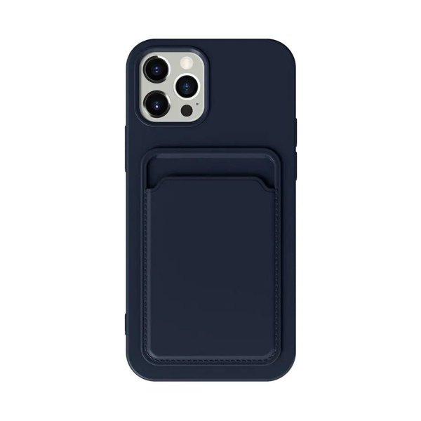 iPhone 13 Kuori Korttipidike Sininen