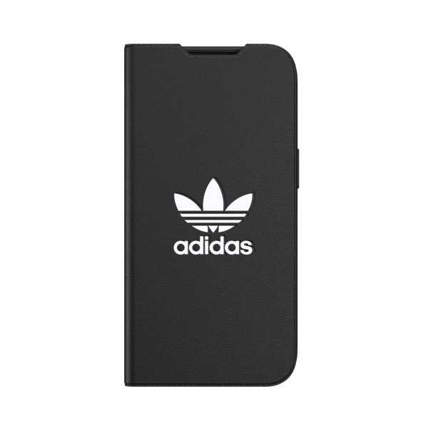 Adidas iPhone 13 Pro -suojakuori, kirjatyyppinen, musta