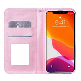 iPhone 13 Pro Kotelo Glitter Kukka Oranssi