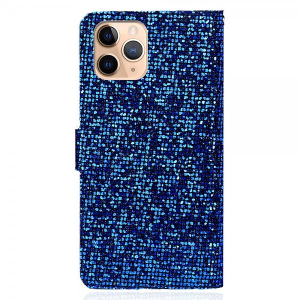 iPhone 13 Pro -suojakuori Glitter Stripe Sininen
