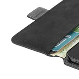 Krusell iPhone 13 Pro Fodral Leather PhoneWallet Musta