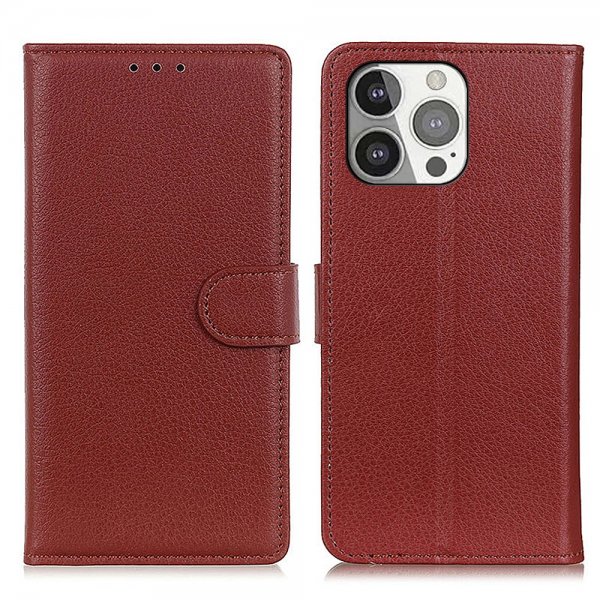Nordic Covers iPhone 13 Pro Litsi Ruskea Kotelo