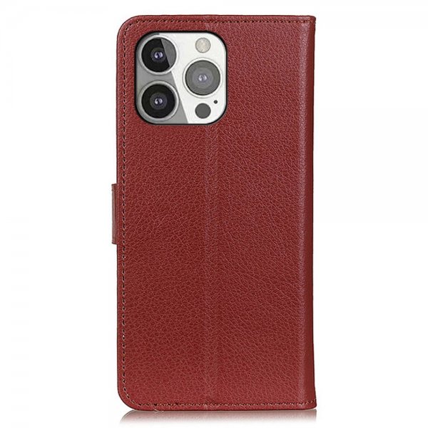 Nordic Covers iPhone 13 Pro Litsi Ruskea Kotelo