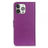Nordic Covers iPhone 13 Pro Litchi Purple -suojakotelo