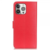 Nordic Covers iPhone 13 Pro Litsi-kuori punainen