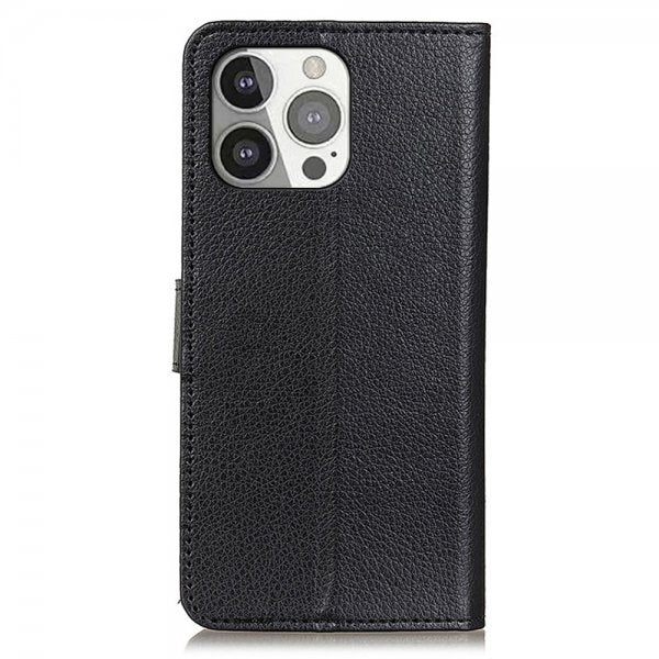 Nordic Covers iPhone 13 Pro Litsi Raven Black -kotelo